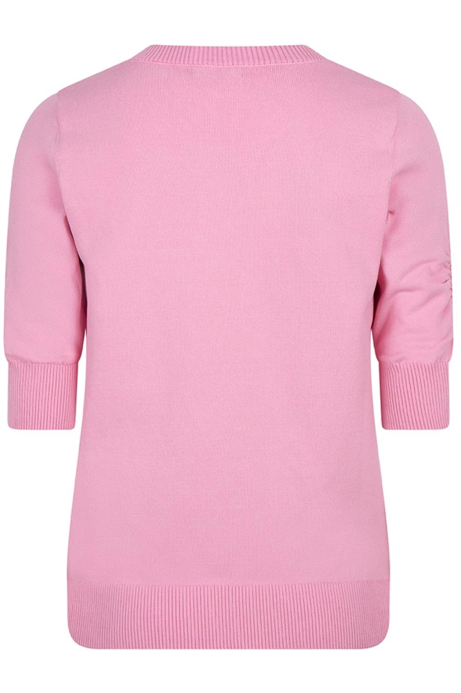 SWEATER KNIT EMBELLISHMENT SP25 07001 420 rose